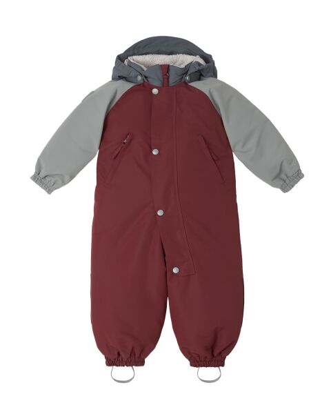 LEOKID Zimní kombinéza Color Block - Redwood