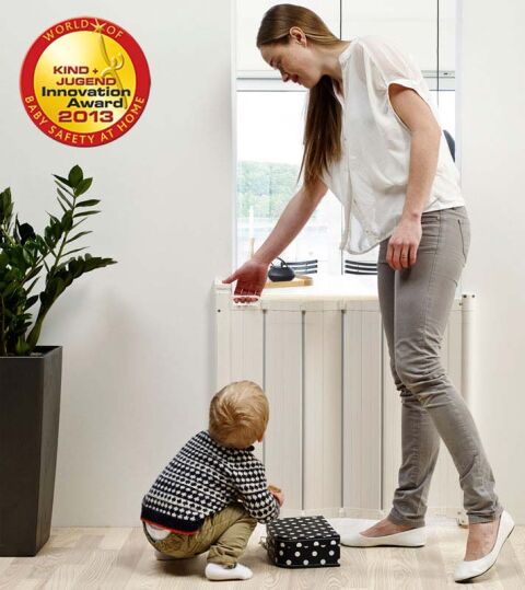 Zábrana Babydan Guard Me lamelová 55-89 CM
