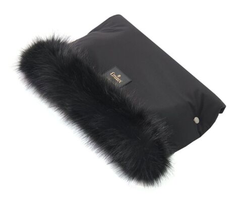 Rukávník na kočárek Emitex Luxury - SOFT Black