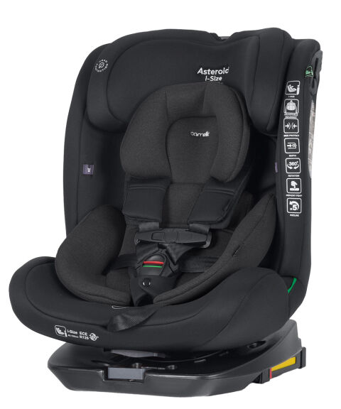 Otočná autosedačka Carrello Asteroid i-size 40-150 cm - Space Black