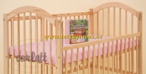 PROSTĚRADLO FROTÉ LUX  Scarlett 140 x 70 -Růžové