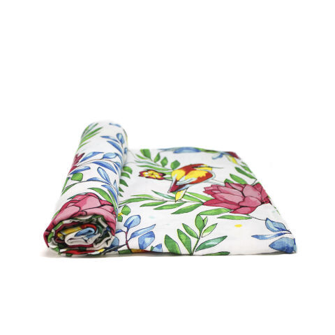 Tommy Lise Bambusová mušelínová plena 120 x 120 cm - Blooming Day