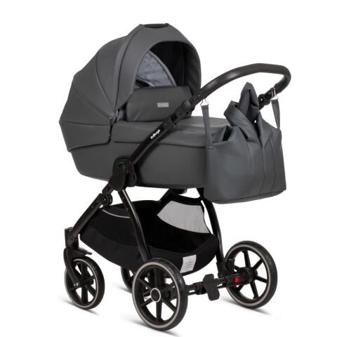 Hluboký kočárek Bo Jungle B-Suvvy - Shadow Grey Eco Leather