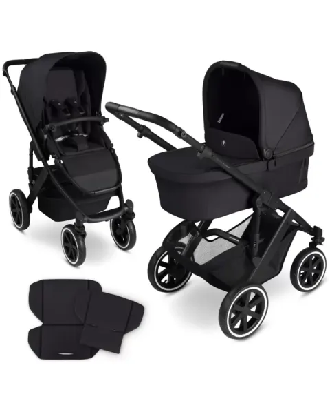 Kombinovaný kočárek ABC DESIGN Salsa 5 AIR - Coal 2025