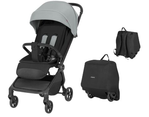 Cestovní kočárek CARRELLO Atom S 2.0 - Titan Grey