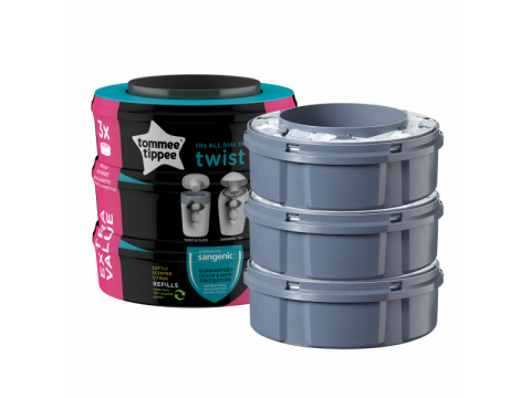 Tommee Tippee Náhradní kazeta Sangenic Twist 3ks (univerzální)