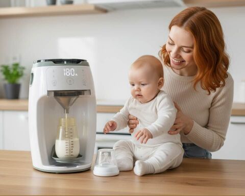 Přístroj na přípravu kojeneckého mléka Babyccino - White 