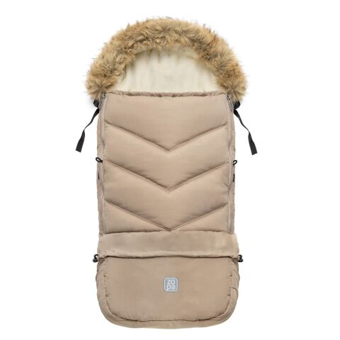Zimní fusak Zopa Fluffy Combi - Creamy Beige