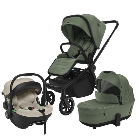 Set Kočárek Zopa Move Cross 5 + Hluboká korba Move XL + Autosedačka XM - Rocky Green
