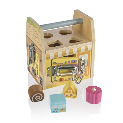 ZOPA dřevěná montessori kostka