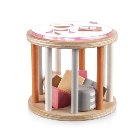 ZOPA dřevěná aktivity vkládačka - Pink