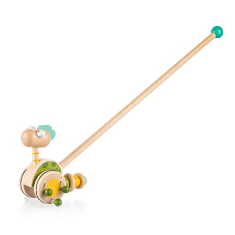 Zopa dřevěný jezdík Dinosaurus - Green