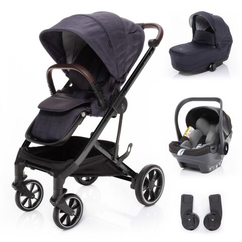Set kočárek Zopa Quest + korba + adaptéry + autosedačka - Midnight Navy/Black