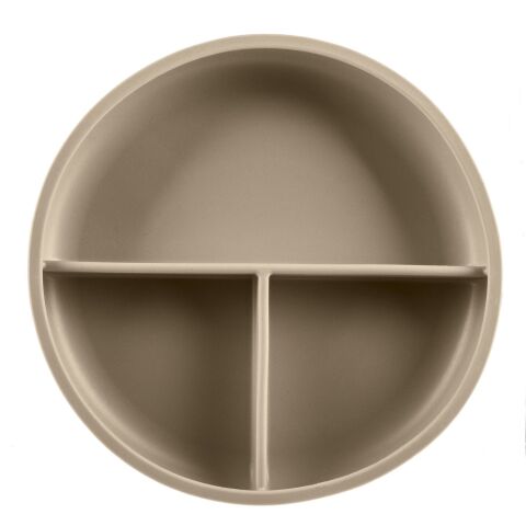 ZOPA Silikonový dělený talířek s přísavkou - Sand Beige