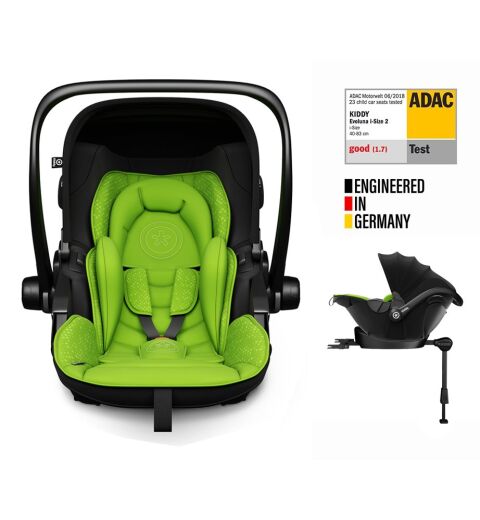 Kiddy evoluna i-Size 2 + isofix base - Lizard Green