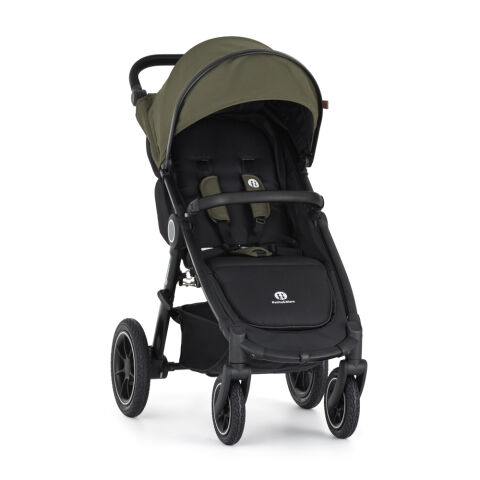 PETITE&MARS Kočárek sportovní Street2 Air Black - Mature Olive