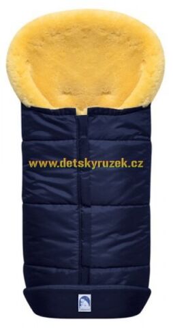 Eisbärchen fusak Premium beran s kožešinou-Modrý