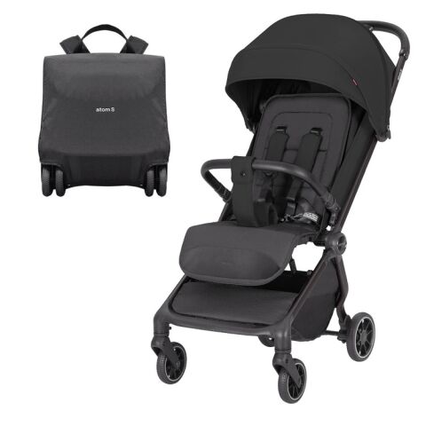 Cestovní kočárek CARRELLO Atom S - Storm Black