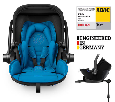 Kiddy evoluna i-Size 2 + isofix base - Summer Blue 
