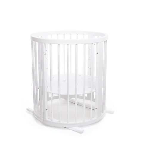 MIMIKO Postýlka kulatá 9v1 - Round White