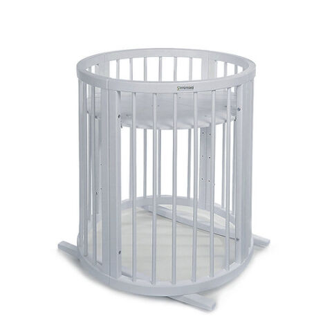 MIMIKO Postýlka kulatá 7v1 - Round Grey