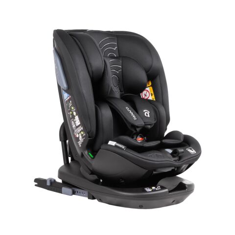 Asalvo PANAFIX autosedačka 40-150 cm, otočná, isofix+TopTether - Black