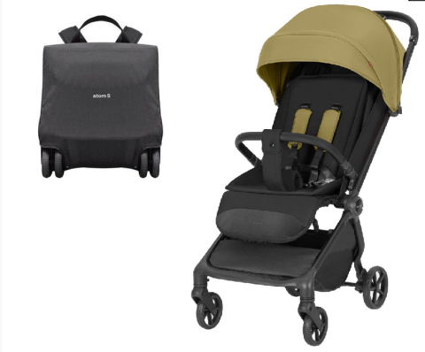 Cestovní kočárek CARRELLO Atom S 2.0 - Antique Green