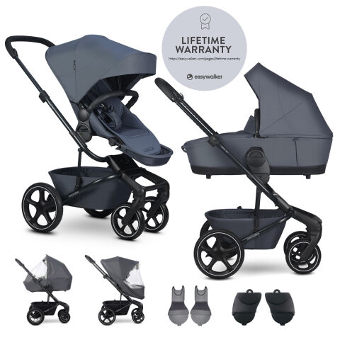 Kočárek Easywalker Harvey NXT set XL s příslušenstvím - Deep Blue