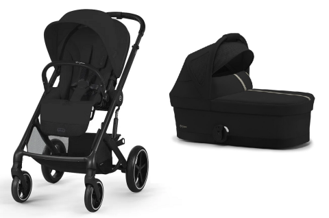 Cybex Balios S Lux 2v1 včetně korby Cot S - Moon Black S 2026