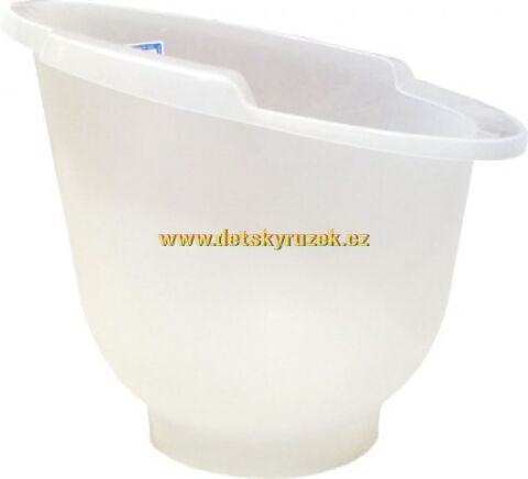 NÁDOBA NA KOUPÁNÍ SHANTALA-Bílá