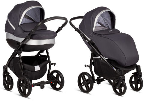 Kombinovaný kočárek Bo Jungle B-Strolly - Grey Night