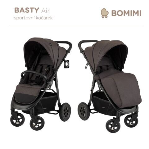 Kočárek sporťák Bomimi BASTY Air - Anthracite Melange