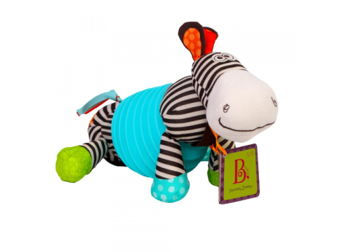 B-Toys Tahací harmonika zebra Squeezy Zeeby