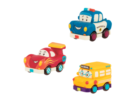 B-Toys autíčka na setrvačník Mini Wheee-Is! Školní bus