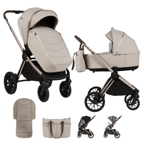 Kočárek kombinovaný ADAMEX Bianco - 9 Champagne Beige