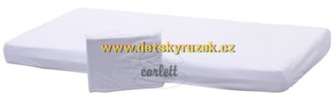 NEPROPUSTNÉ PROSTĚRADLO FROTÉ SCARLETT 120 x 60-Bílá