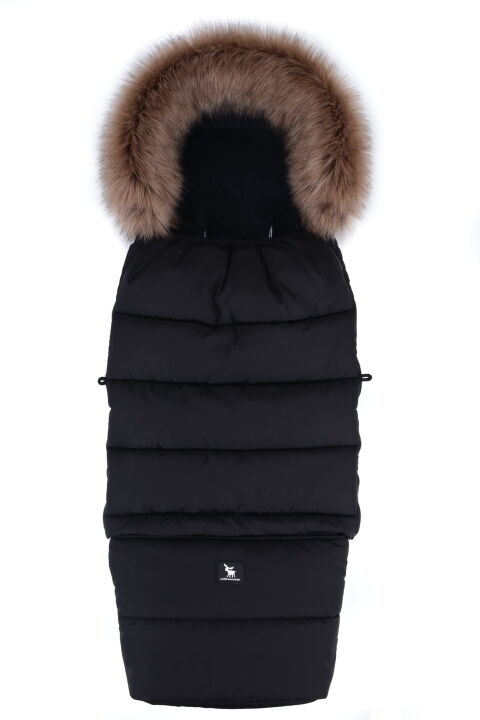 Cottonmoose Fusak do kočárku COMBI - Černý