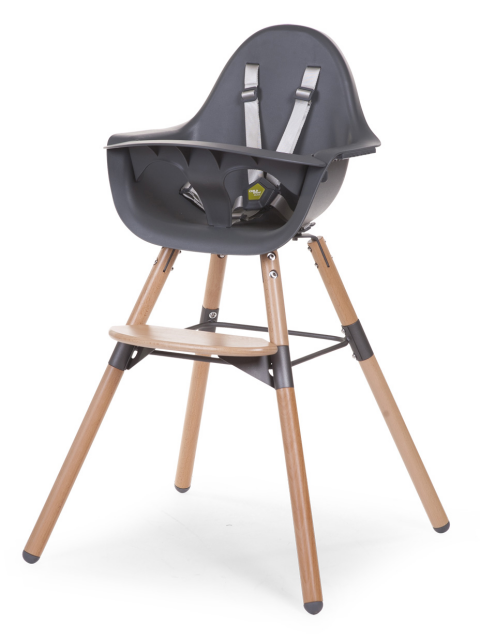 Childhome židlička 2v1 Evolu 2 - Natural/Anthracite