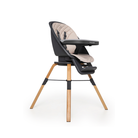 Muuvo Choc 2 – vysoká židle 3v1 s otočným sedákem - Beige