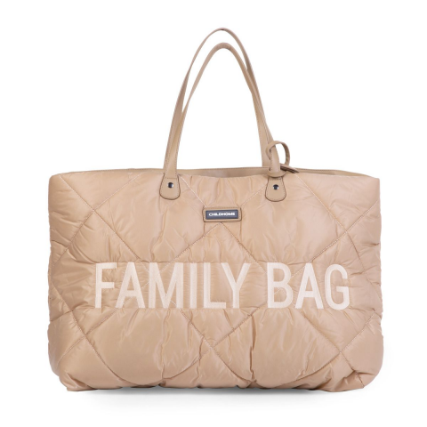 Childhome Cestovní taška Family Bag - Puffered Beige