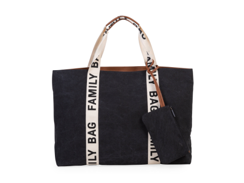 Childhome Cestovní taška Family Bag - Canvas Black