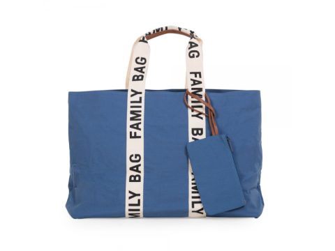 Childhome Cestovní taška Family Bag - Canvas Indigo