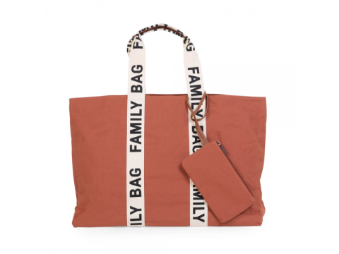 Childhome Cestovní taška Family Bag - Canvas Terracotta
