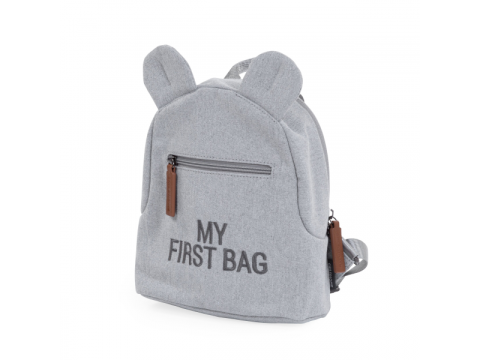 Childhome Dětský batoh My First Bag - Canvas Grey