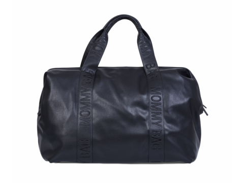 Childhome přebalovací taška Mommy Bag - Signature Vegan Leather Black