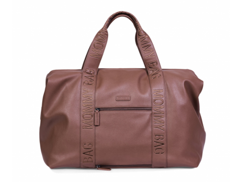 Childhome přebalovací taška Mommy Bag - Signature Vegan Leather Dark Brown