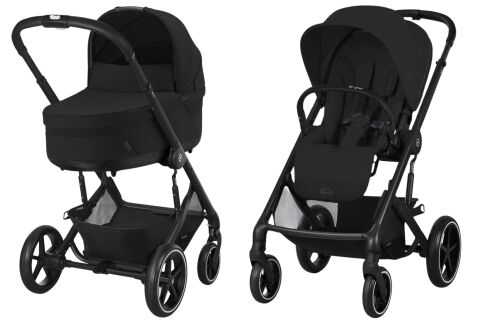 Cybex Balios S Lux 2v1 včetně korby Cot S - Moon Black 2026