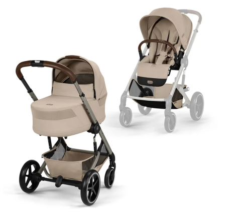 Cybex Balios S Lux 2v1 včetně korby Cot S - Almond Beige 2026