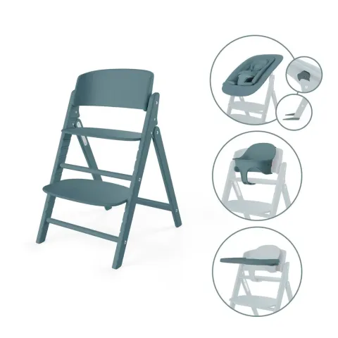 CYBEX jídelní židlička Click&Fold set 4in1 - Stone Blue