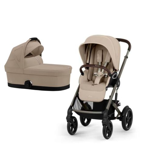 Kombinovaný kočárek Cybex Talos S Lux 2v1 - Almond Beige 2026